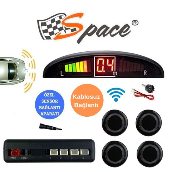 Drs Tuning Dijital Göstergeli Kablosuz Park Sensörü / Gupr14