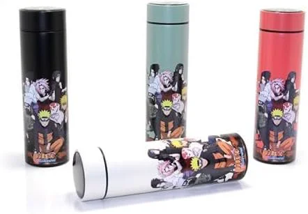 Dijital Göstergeli Anime Temalı 500 ml Termos