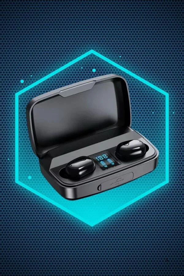 Dijital Göstergeli Bluetooth Kulaklık TWS Stereo Bluetooth 5.0 - Kablosuz ve Uzun Pil Ömrü