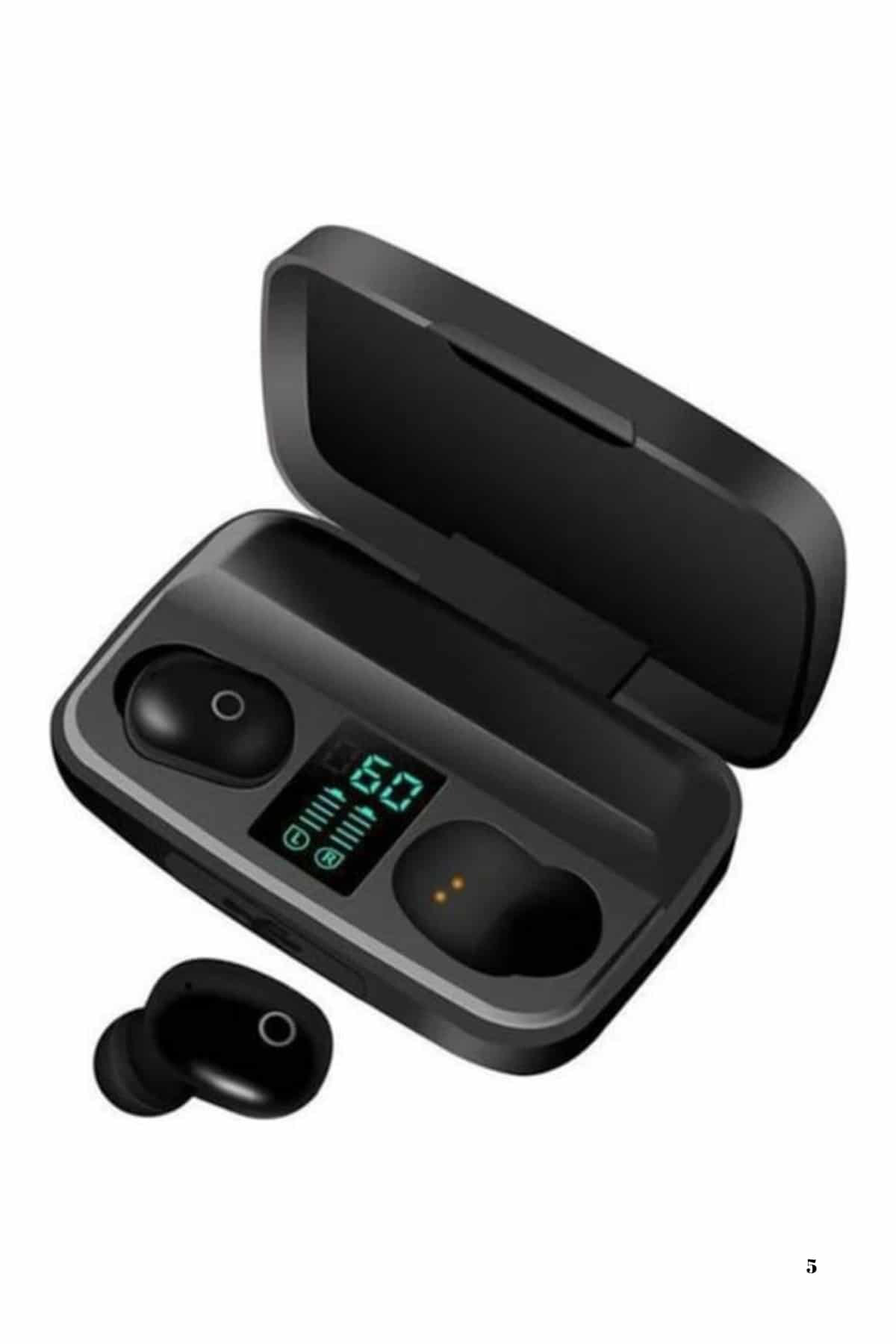 Dijital Göstergeli Bluetooth Kulaklık Kablosuz TWS Stereo Bluetoo