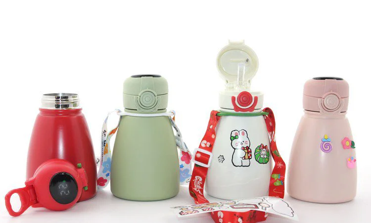 Dijital Göstergeli Çift Katmanlı 500 ml Termos Suluk