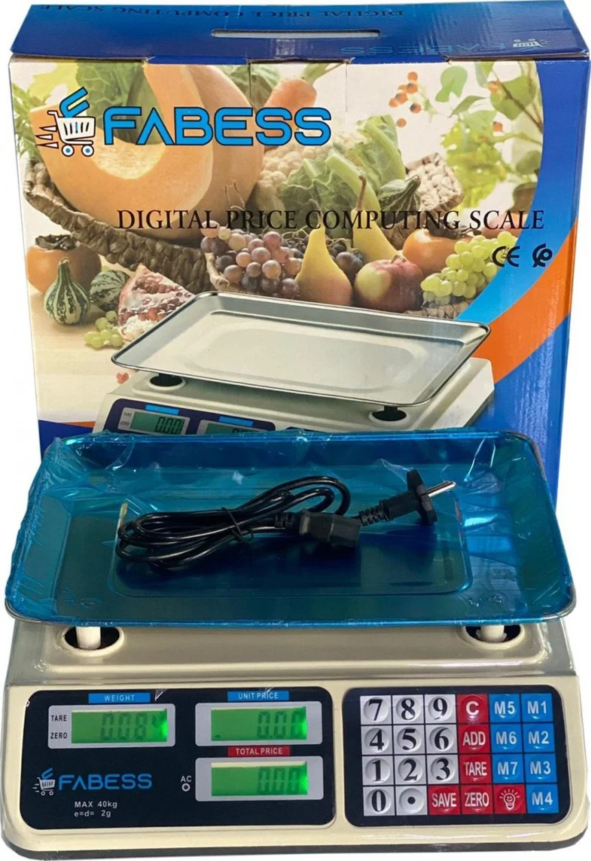 Dijital Göstergeli Elektronik Bakkal Kasap Manav Terazisi 40 Kg 5 Dijital Göstergeli Elektronik Bakkal Kasap Manav Terazisi 40 Kg 5