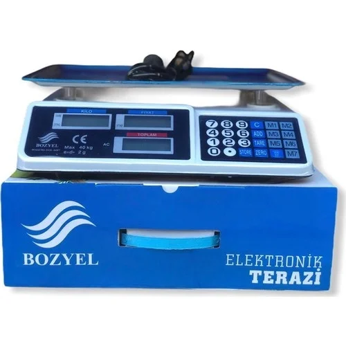 Dijital Göstergeli Elektronik Bakkal Kasap Manav Terazisi 40 Kg Bx40 Fiyatı, Yorumları ve Özellikleri