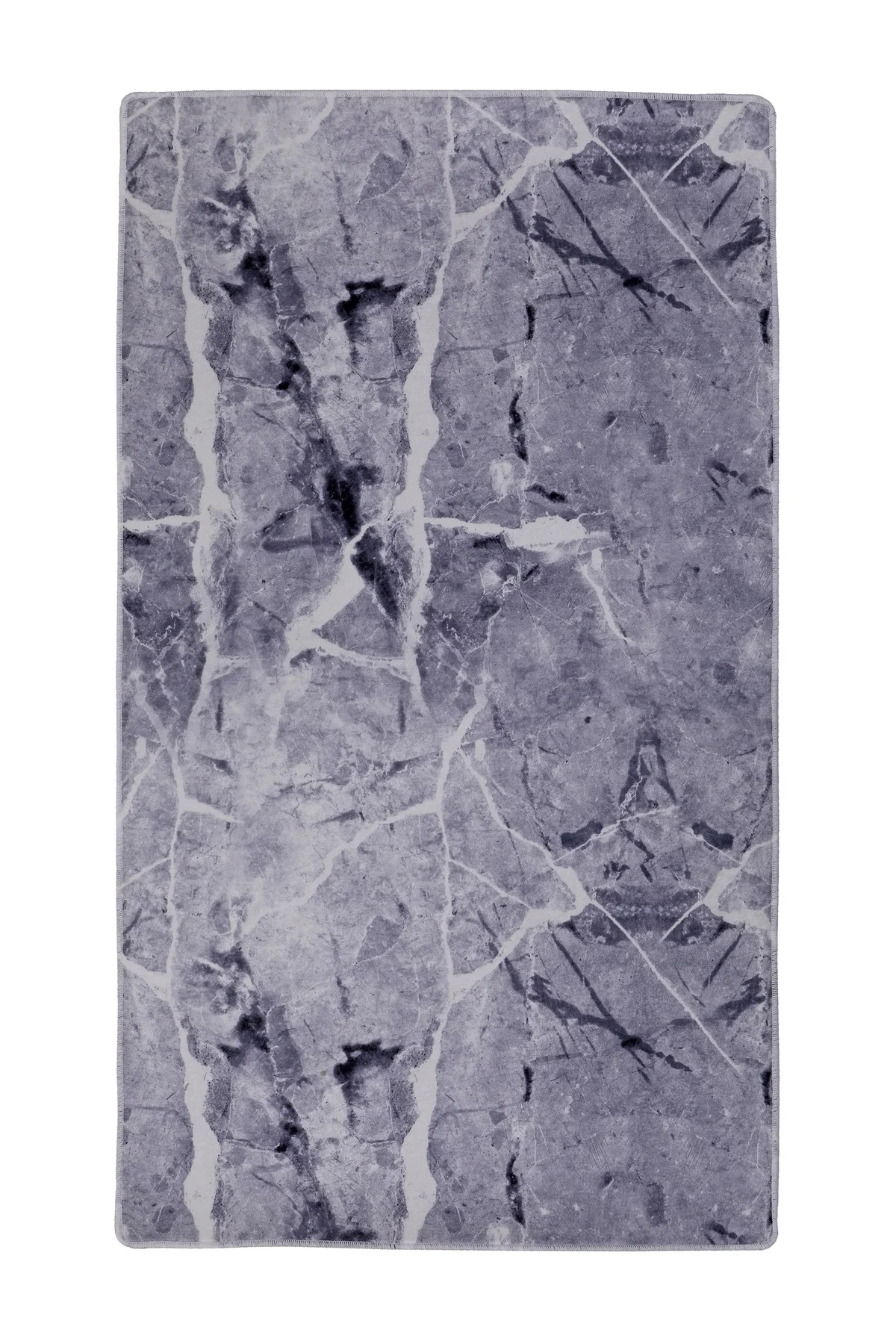 DİJİTAL HALI MODERN TASARIMLI GRİ RENKLİ Yıkanabilir Kaymaz Kesme HALI Yolluk 200x650