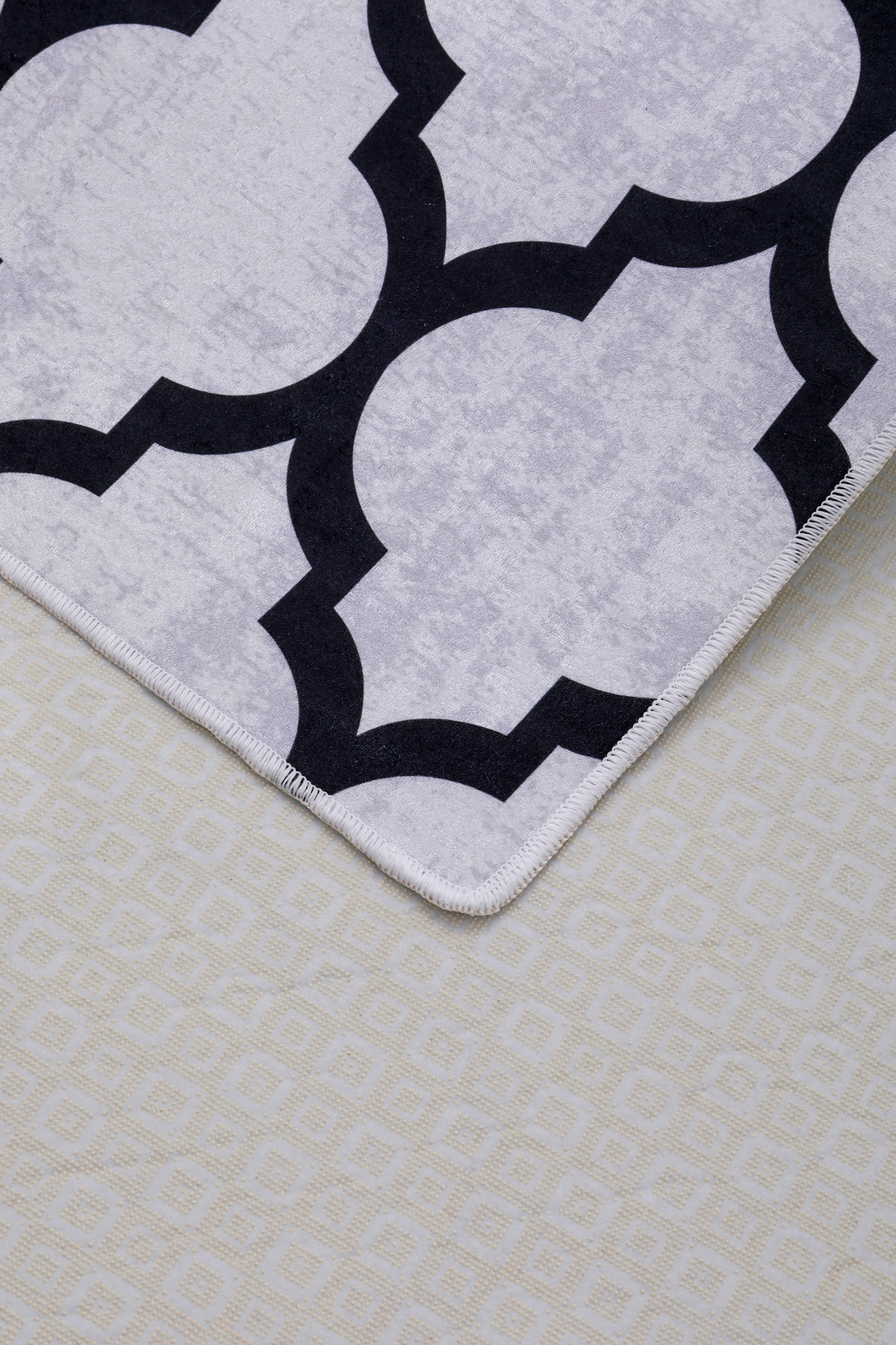 DİJİTAL HALI MODERN TASARIMLI GRİ RENKLİ Yıkanabilir Kaymaz Kesme HALI Yolluk 120x700