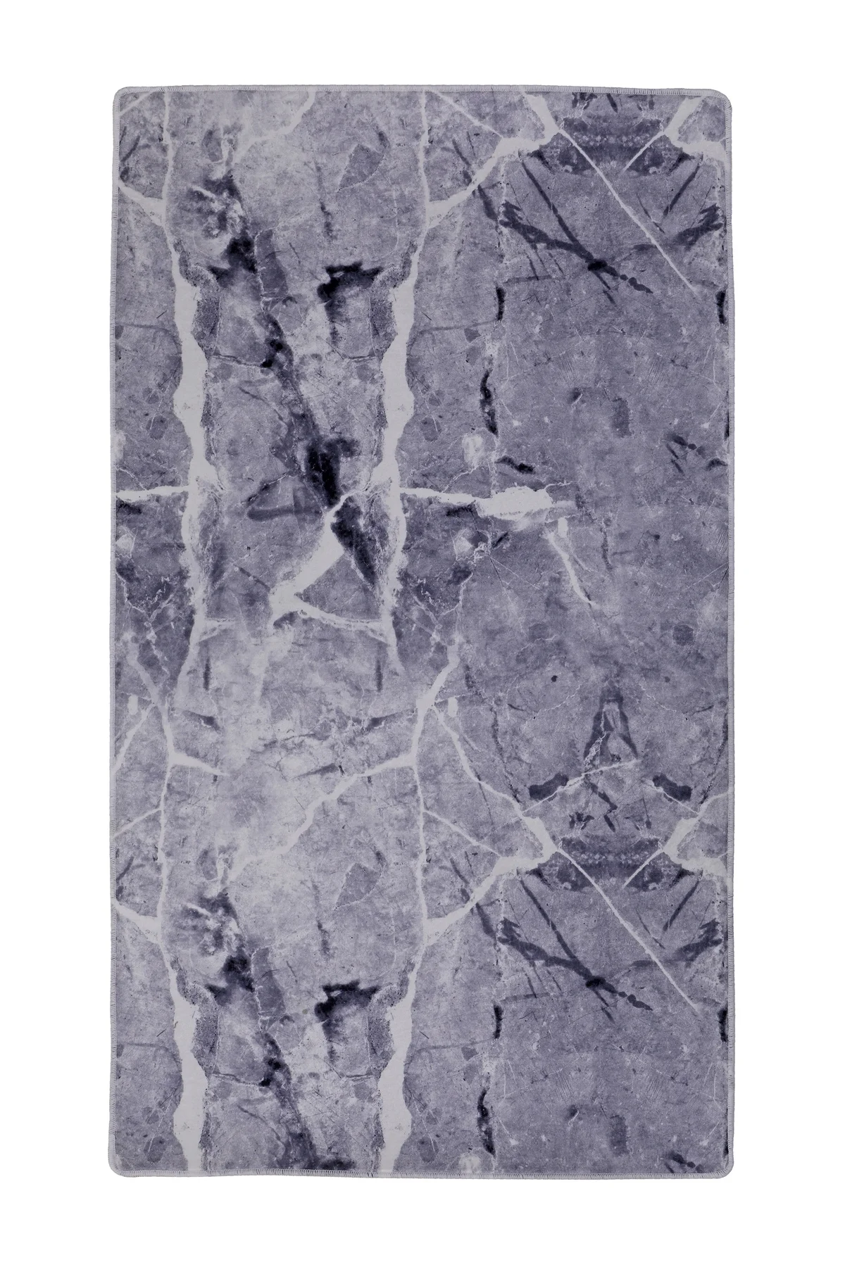DİJİTAL HALI MODERN TASARIMLI GRİ RENKLİ Yıkanabilir Kaymaz Kesme HALI Yolluk 80x250