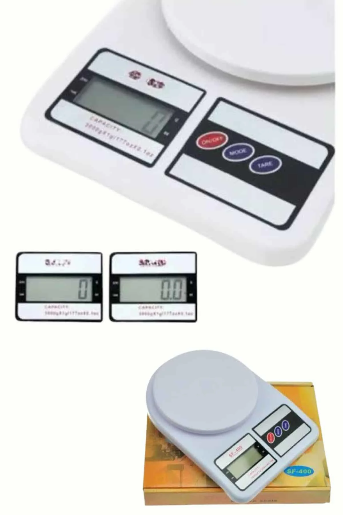 Dijital Hassas 10 Kg Mutfak terazisi tartısı LCD Ekran Mutfak Tar