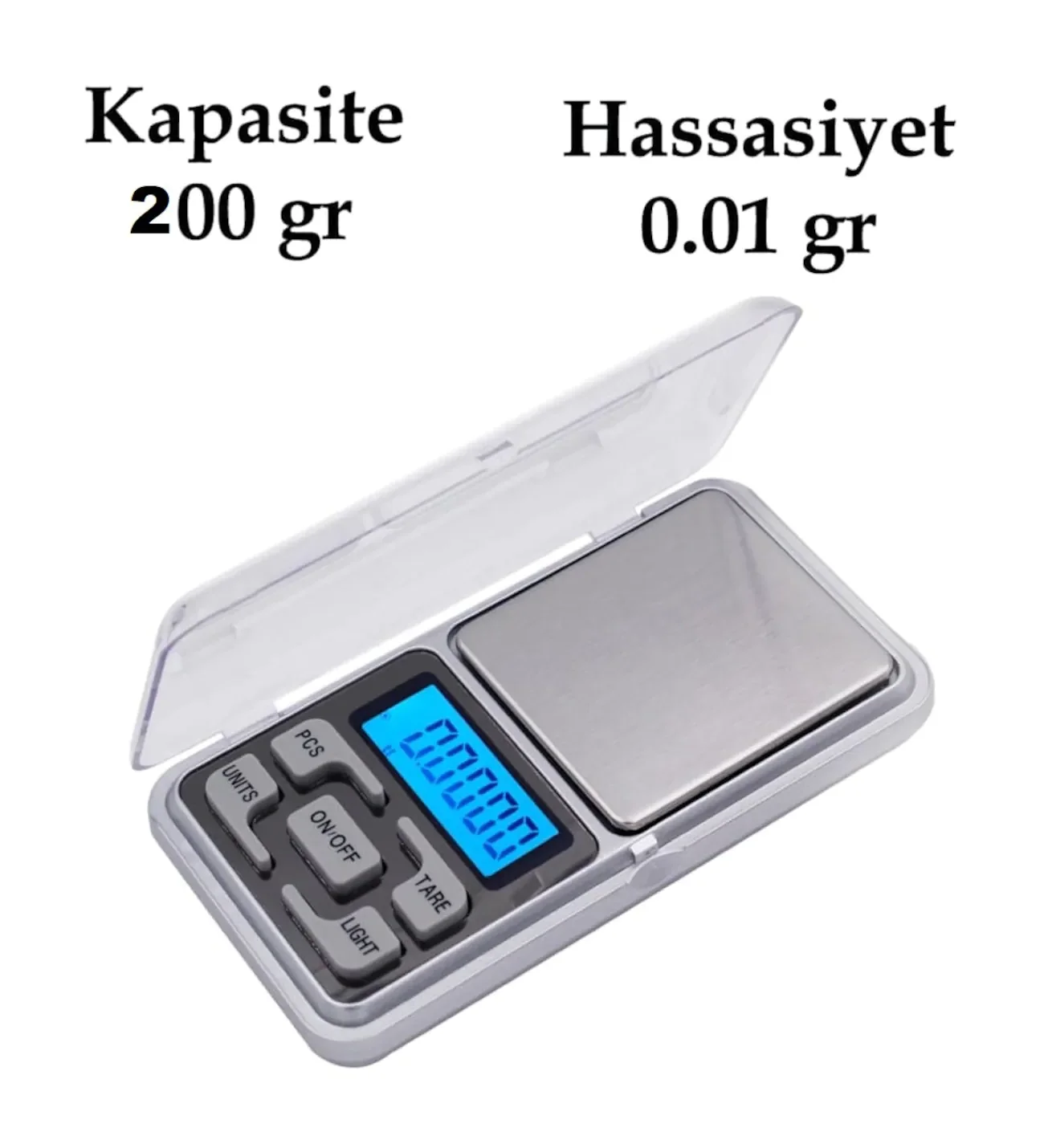 Dijital Hassas Elektronik Kuyumcu Cep Terazisi Tartı 200 Gr / 0.01 Gr Bx40 Fiyatı, Yorumları ve Özellikleri