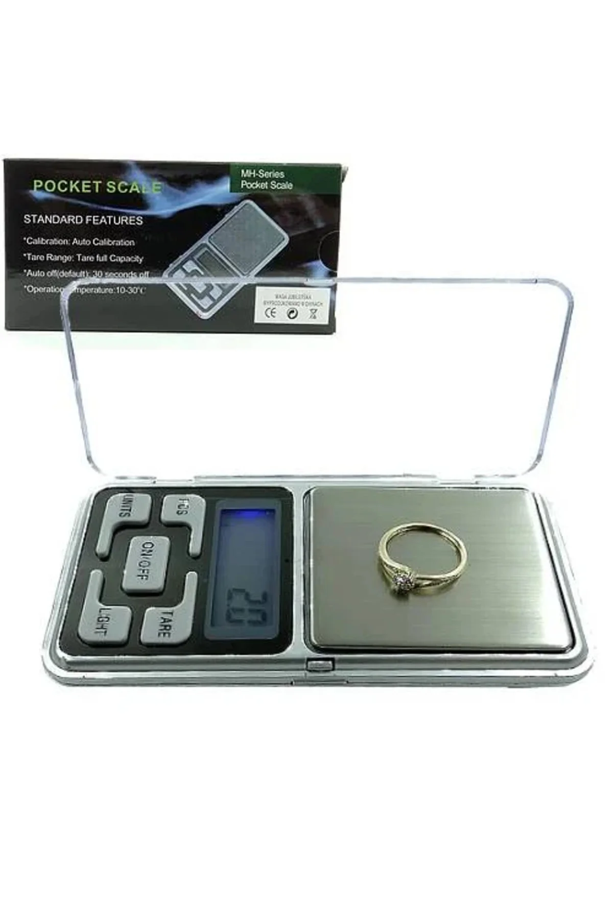 Dijital Hassas Elektronik Kuyumcu Cep Terazisi Tartı 200 gr 0.01 gr