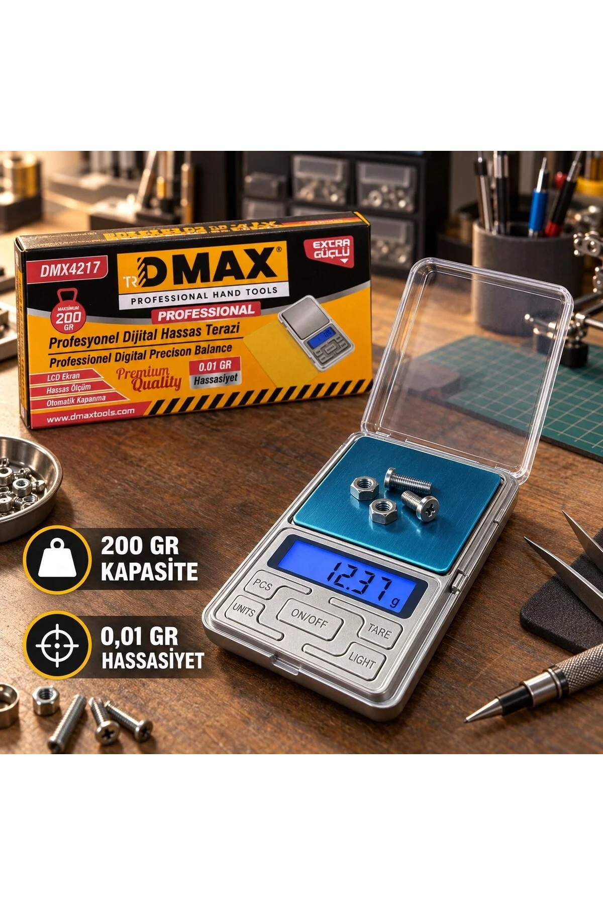 Dijital Hassas Terazi 200 gr Kapasiteli 0,01 gr Hassasiyet LCD Ekranlı Cep Terazisi Dijital Hassas Terazi 200 gr Kapasiteli 0,01 gr Hassasiyet LCD Ekranlı Cep Terazisi