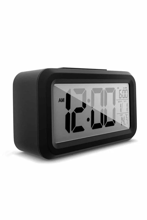 Dijital Işıklı Alarmlı Çalışma Masası Ekranı - Pilli Alarm Saat