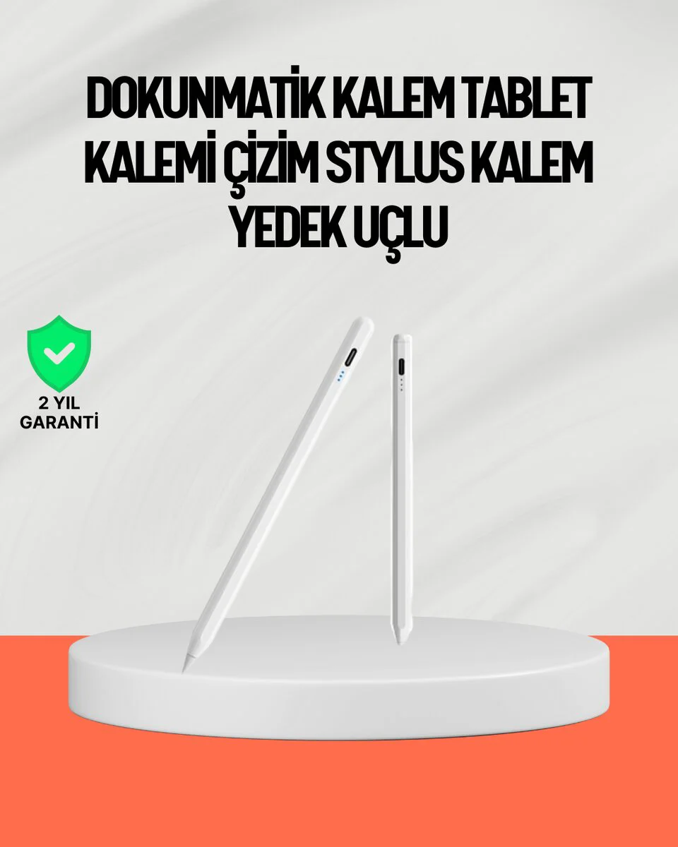 Dijital Kalem – Yüksek Hassasiyetli, Hızlı Şarjlı ve Uzun Ömürlü iPad Uyumlu