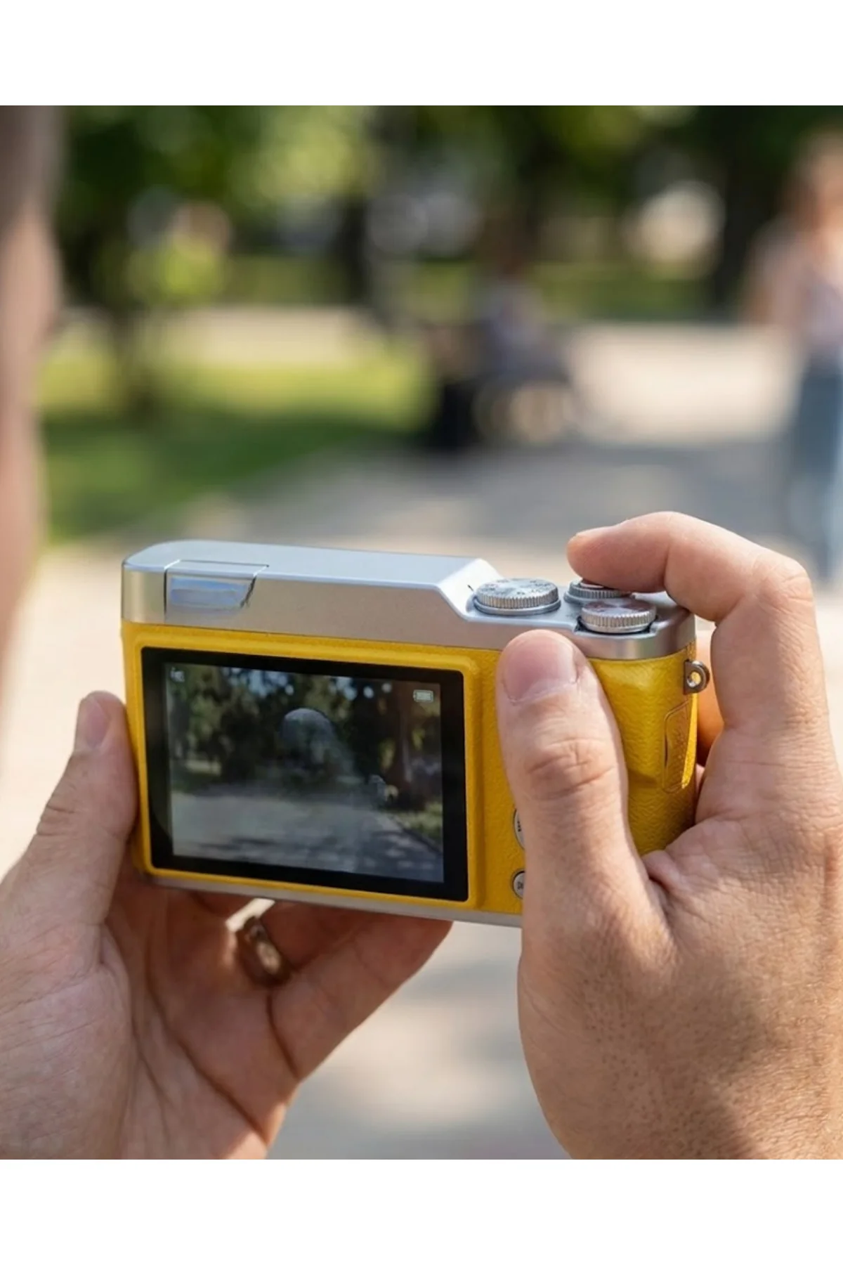 Dijital Kamera 18x Zoom Flip Ekran Uzun Pil Ömrü