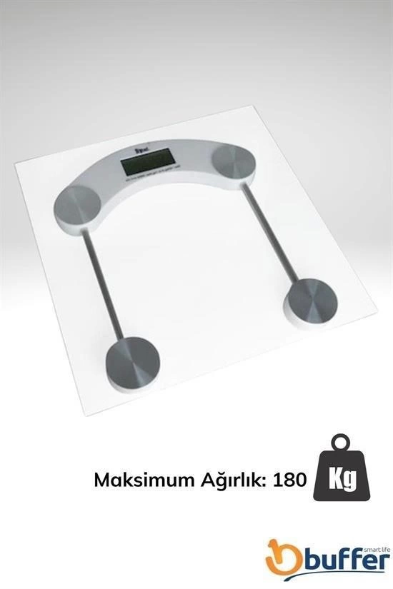 Dijital Kare Cam Baskül Darbelere Karşı Dayanıklı Terazi Yüksek H