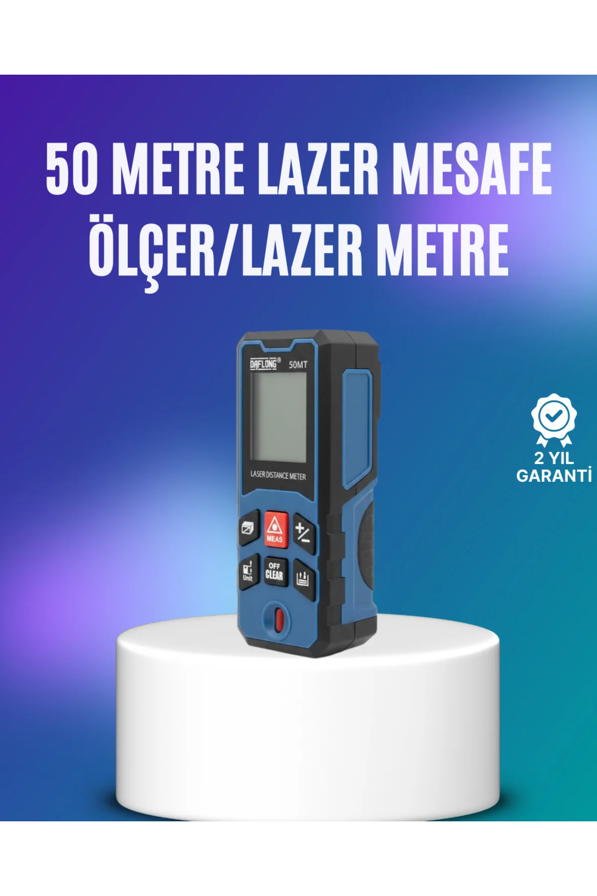 Dijital Lazer Mesafe Ölçüm Cihazı İnşaat ve Ev Kullanımı