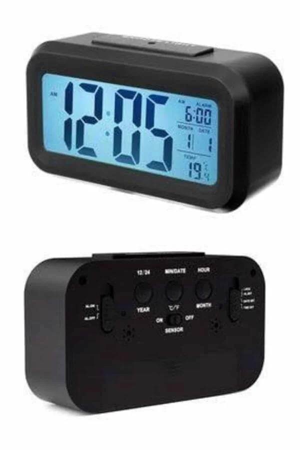 Dijital Masa Saati - Işıklı Led Ekran, Alarm ve Takvim ile Modern Zaman Yönetimi