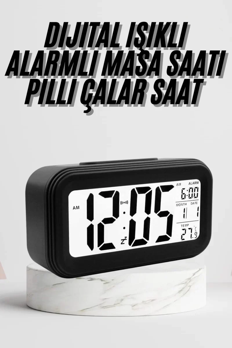 Dijital Masa Saati Termometre Takvim Led Ekran Pilli Ev Ofis Masası - Lisinya Fiyatı, Yorumları ve Özellikleri