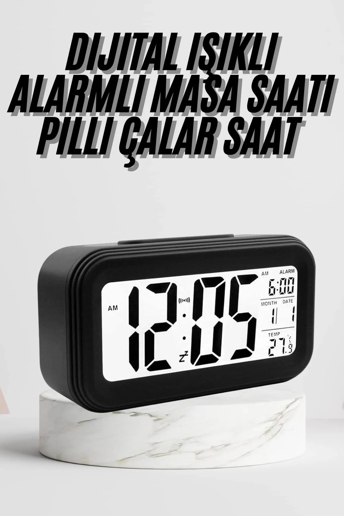 Dijital Masa Saati Termometre Takvim Led Ekran Pilli Ev Ofis Masası Fiyatı, Yorumları ve Özellikleri