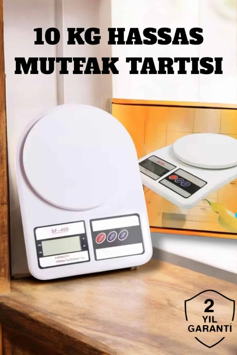 Dijital Mutfak Tartısı 10kg Hassas Ölçüm ve Otomatik Kapanma Özelliği