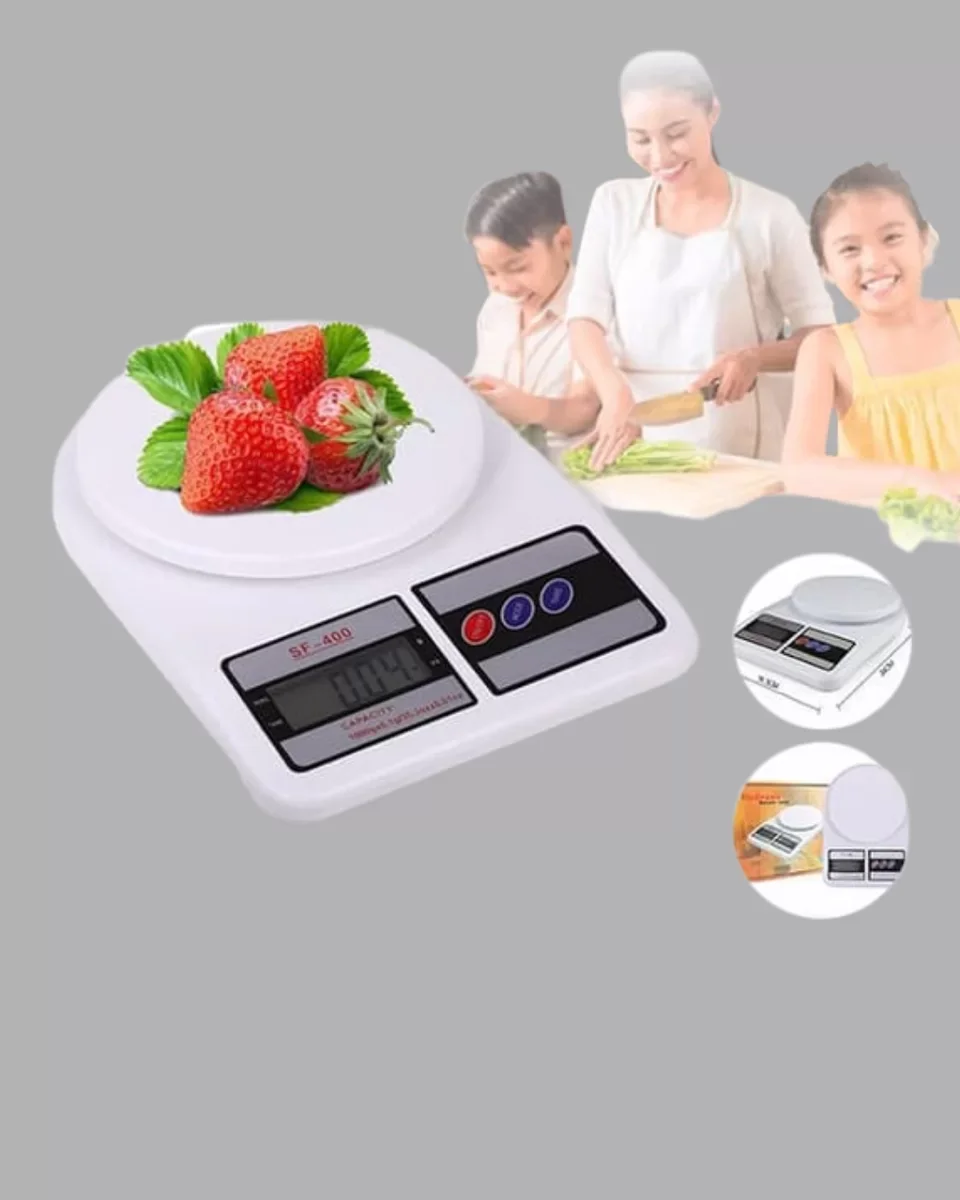 Dijital Mutfak Tartısı – 1g Doğruluk LCD Ekranlı, Otomatik Kapanma