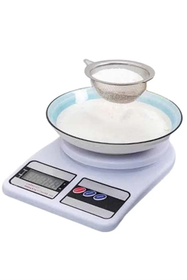 Dijital Mutfak Terazisi 10 Kg - Taşınabilir, Hassas Ölçüm ve Aşırı Yük Uyarılı