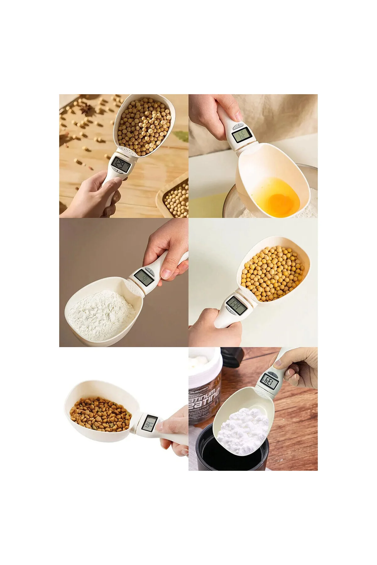Dijital Ölçü Kaşığı - Terazili - 800 gr Ölçme Kapasitesi - Görsel 4