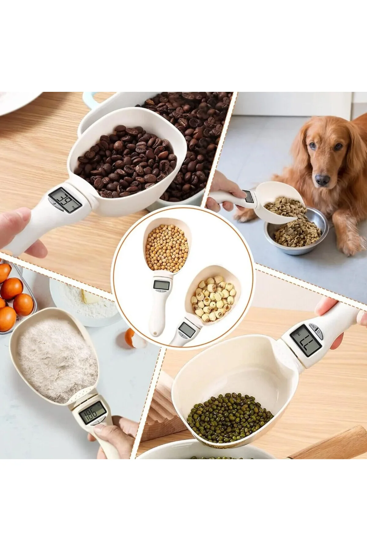 Dijital Ölçü Kaşığı - Terazili - 800 gr Ölçme Kapasitesi - Görsel 3