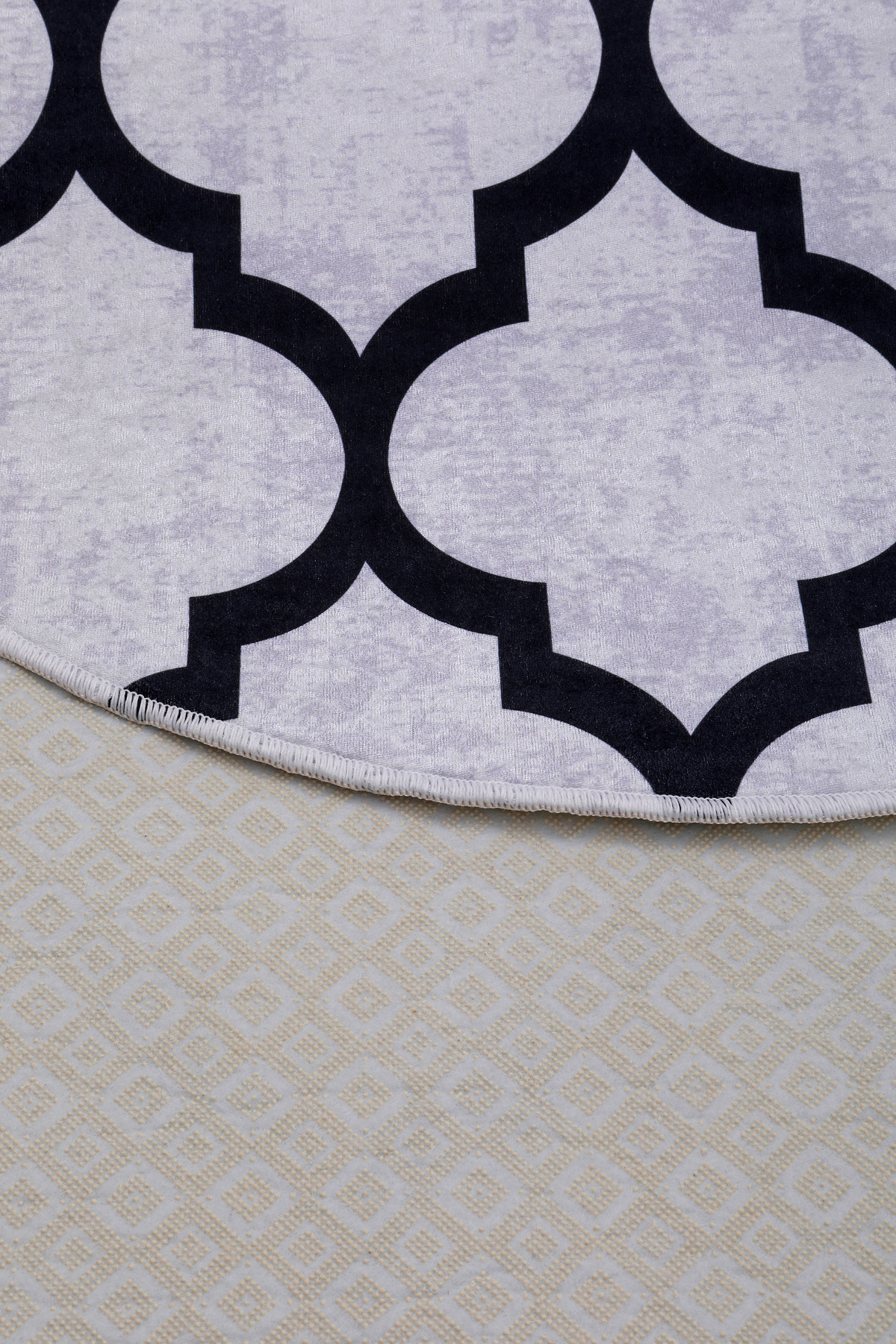 DİJİTAL Oval Saçaksız HALI MODERN TASARIMLI GRİ RENKLİ Silinebilir Yolluk 150x200 Fiyatı, Yorumları ve Özellikleri