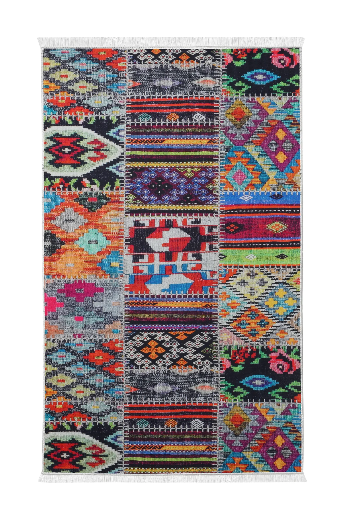 DİJİTAL Oval Saçaksız HALI 9010 MODEL ÇOK RENKLİ Silinebilir Yolluk 120x150 DİJİTAL Oval Saçaksız HALI 9010 MODEL ÇOK RENKLİ Silinebilir Yolluk 120x150