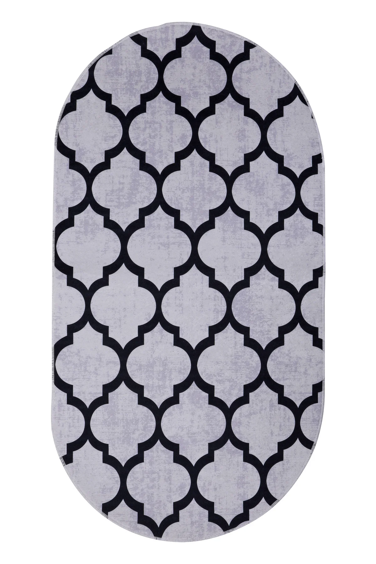 DİJİTAL Oval Saçaksız HALI MODERN TASARIMLI GRİ RENKLİ Silinebilir Yolluk 140x200 DİJİTAL Oval Saçaksız HALI MODERN TASARIMLI GRİ RENKLİ Silinebilir Yolluk 140x200