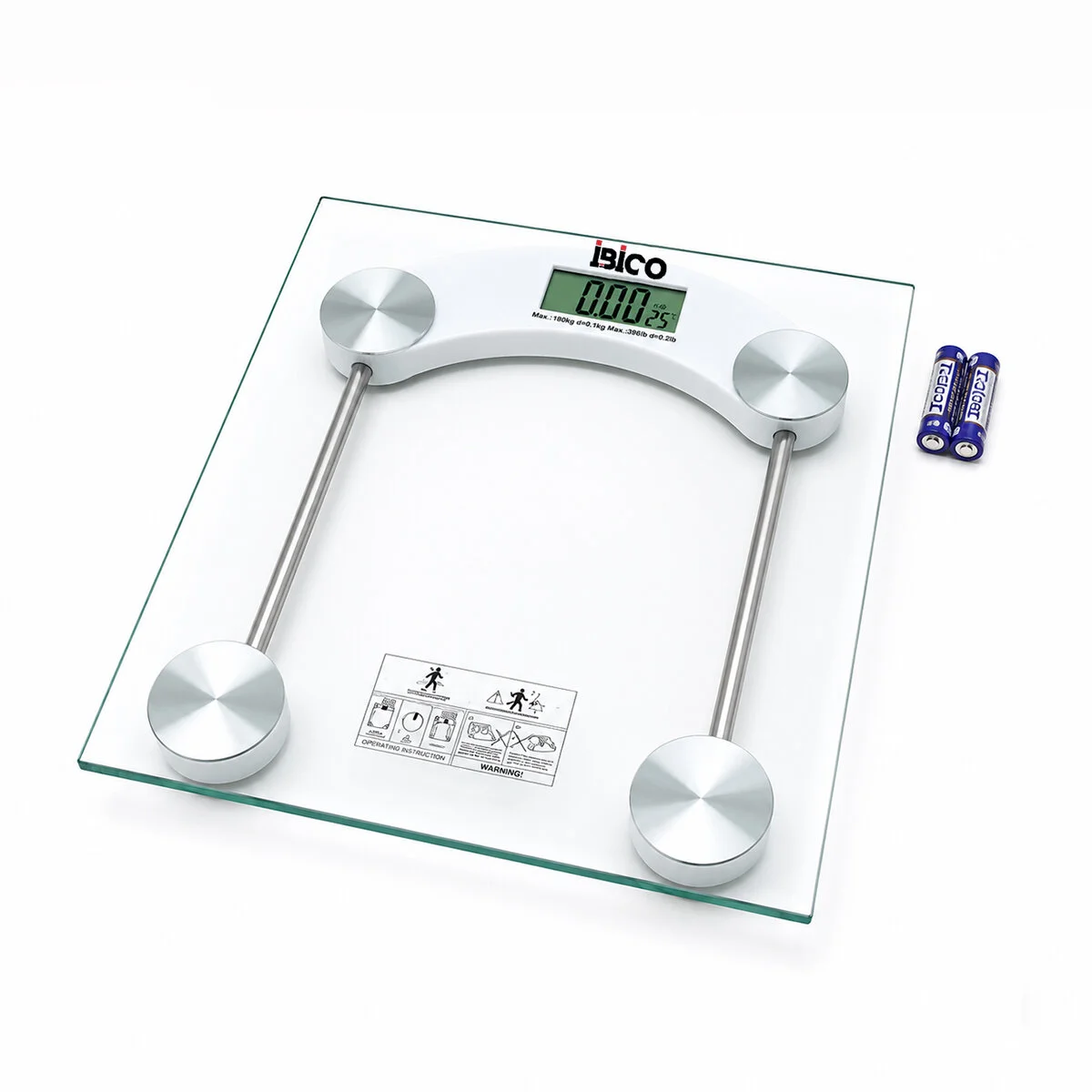 Dijital - Pilli Kare Banyo Baskül Terazi Tartı Lcd Ekran 180KG/0.1G 30X30CM İ11-025 Fiyatı, Yorumları ve Özellikleri