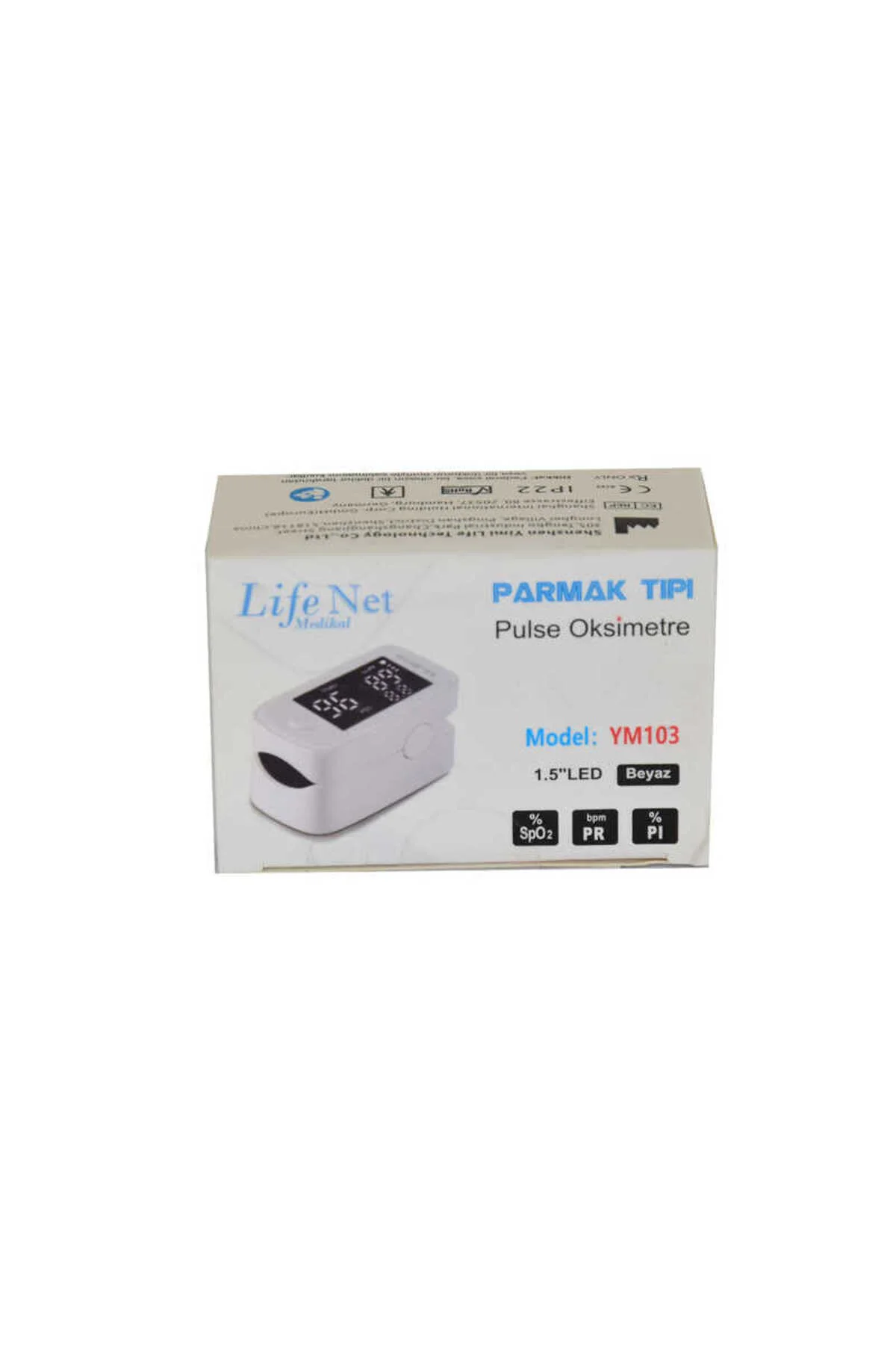 Dijital Pulse Oksimetre Parmaktan Nabız Ölçer Taşınabilir Oximeter YM103