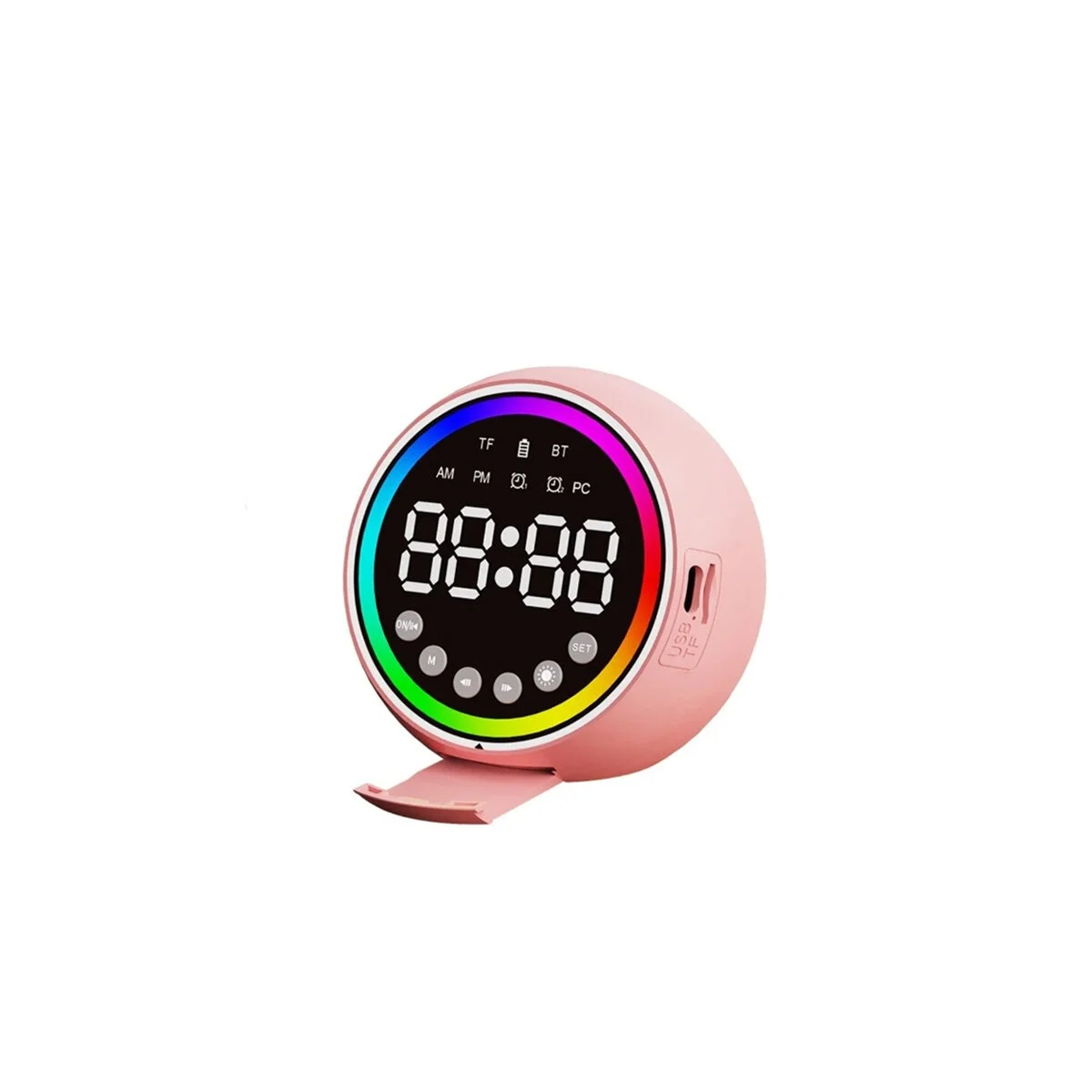 Dijital Saat - Bluetooth Wireless Mini Hoparlör Speaker Usb Şarjlı - Işıklı 5w Pl-4652 Bx40 Fiyatı, Yorumları ve Özellikleri