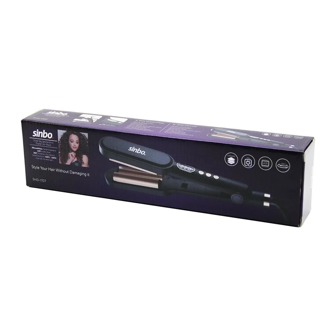 Dijital Saç Şekillendirme Cihazı 38x90mm Seramik Kaplama 360 Derece Kablo=1.8mt Lcd Sıc.ayar=140-220℃ Shd-1707 Bx40 Fiyatı, Yorumları ve Özellikleri