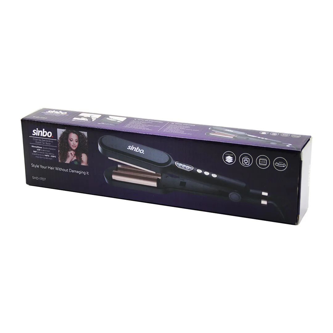 Dijital Saç Şekillendirme Cihazı 38X90MM Seramik Kaplama 360 Derece KABLO=1.8MT Lcd SIC.AYAR=140-220℃ SHD-1707 Fiyatı, Yorumları ve Özellikleri