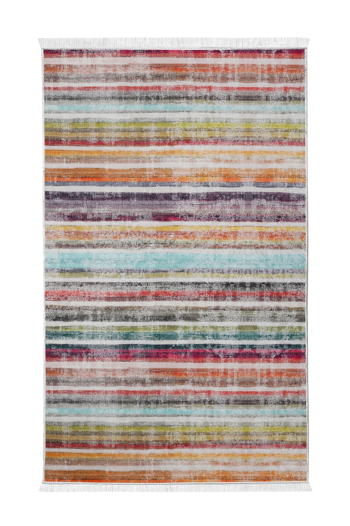 DİJİTAL Saçaklı HALI ÇİZGİLİ MODEL ÇOK RENKLİ Silinebilir 200x300 (6 metrekare) DİJİTAL Saçaklı HALI ÇİZGİLİ MODEL ÇOK RENKLİ Silinebilir 200x300 (6 metrekare)
