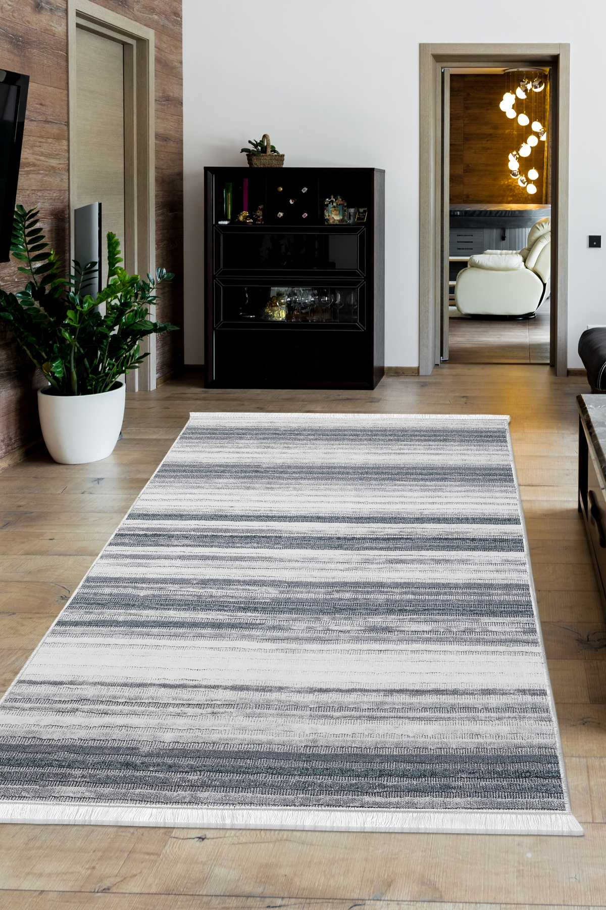 DİJİTAL Saçaklı HALI 9026 MODEL GRİ Silinebilir 140x200 Fiyatı, Yorumları ve Özellikleri