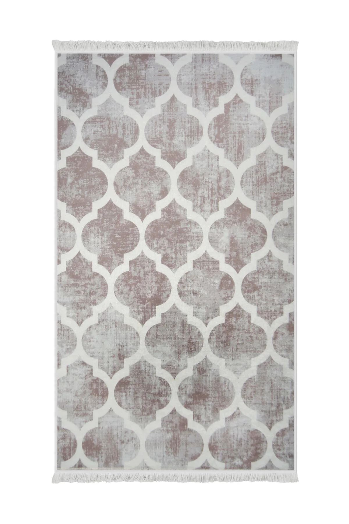DİJİTAL Saçaklı HALI MODERN TASARIMLI BEJ RENKLİ Silinebilir 60x900 DİJİTAL Saçaklı HALI MODERN TASARIMLI BEJ RENKLİ Silinebilir 60x900