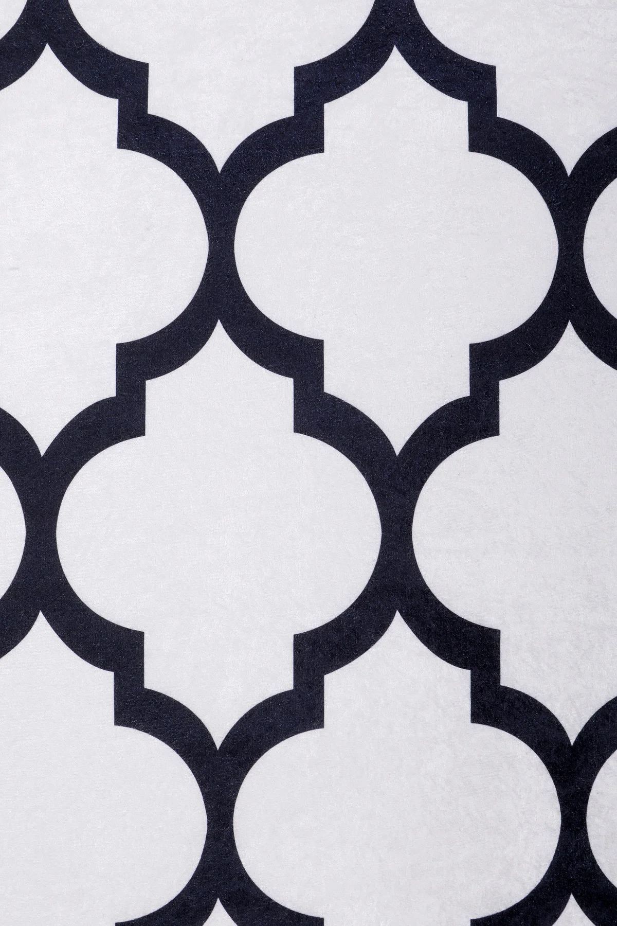 DİJİTAL Saçaklı HALI MODERN TASARIMLI BEYAZ RENKLİ Silinebilir 60x150