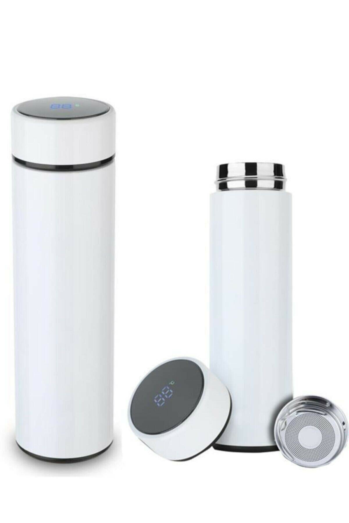 Dijital Sıcaklık Göstergeli Renkli Çelik Termos - 500 ML