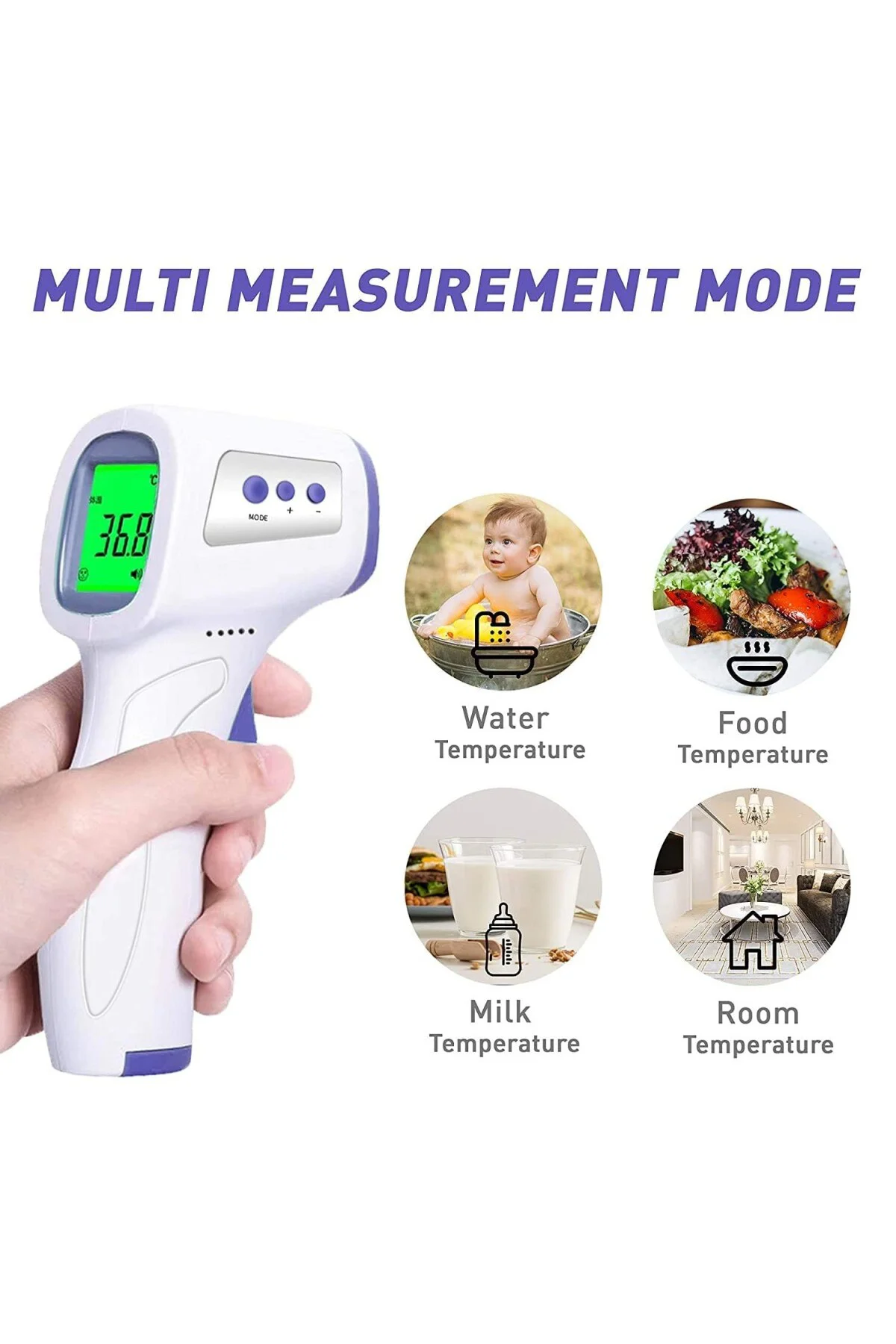 ® Dijital Temassız Ateş Ölçer Termometre Tabanca Model Hafızalı P ® Dijital Temassız Ateş Ölçer Termometre Tabanca Model Hafızalı P