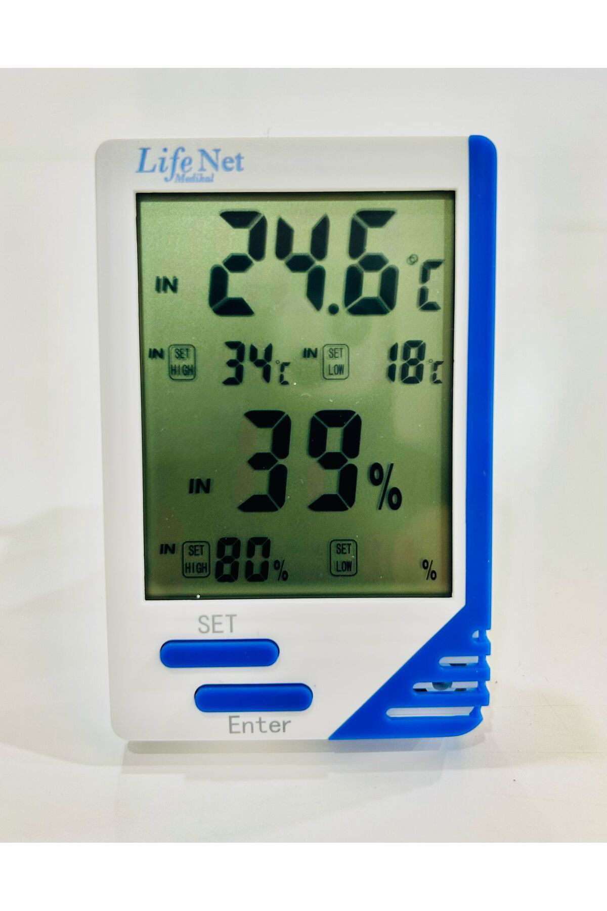 Life Net Medikal Dijital Termometre İsı Ve Nem Ölçer Al-6