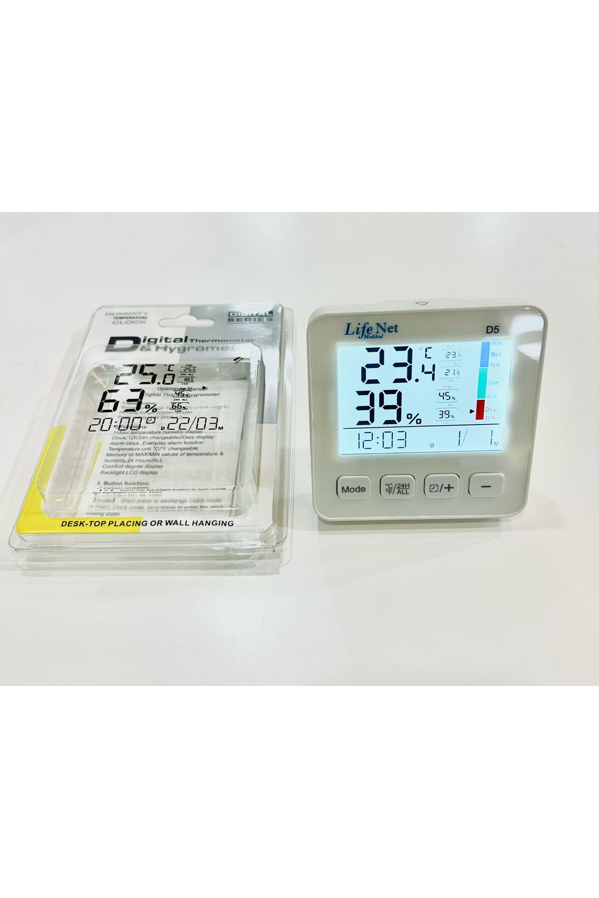 Dijital Termometre Isı Ve Nem Ölçer D5