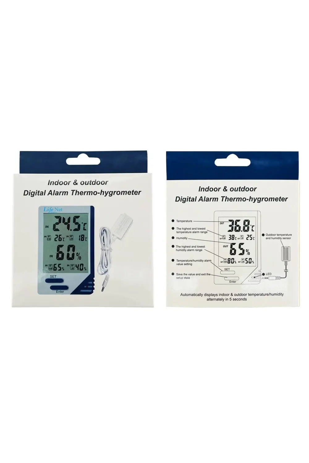 Dijital Termometre Isı Ve Nem Ölçer Al-6