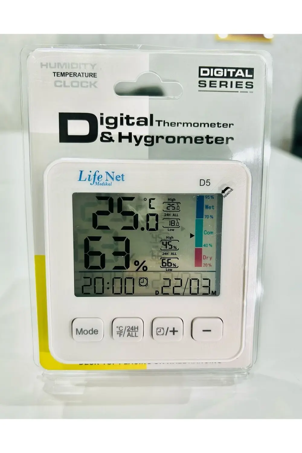Dijital Termometre Isı Ve Nem Ölçer D5