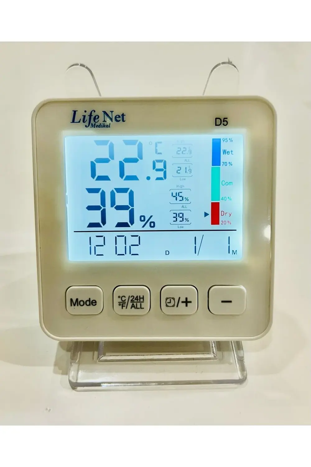 Dijital Termometre Isı Ve Nem Ölçer D5