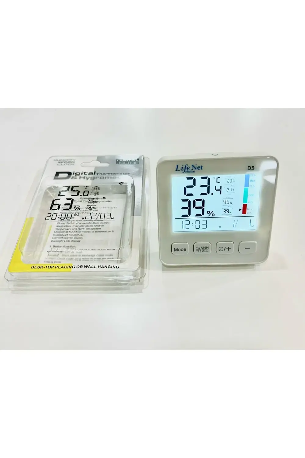 Dijital Termometre Isı Ve Nem Ölçer D5