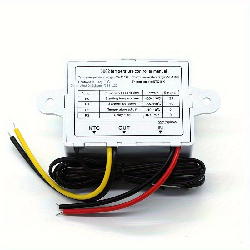 Dijital Termostat Xh-w3002 Led Ekranlı Sıcaklık Kontrol Cihazı 22 Dijital Termostat Xh-w3002 Led Ekranlı Sıcaklık Kontrol Cihazı 22