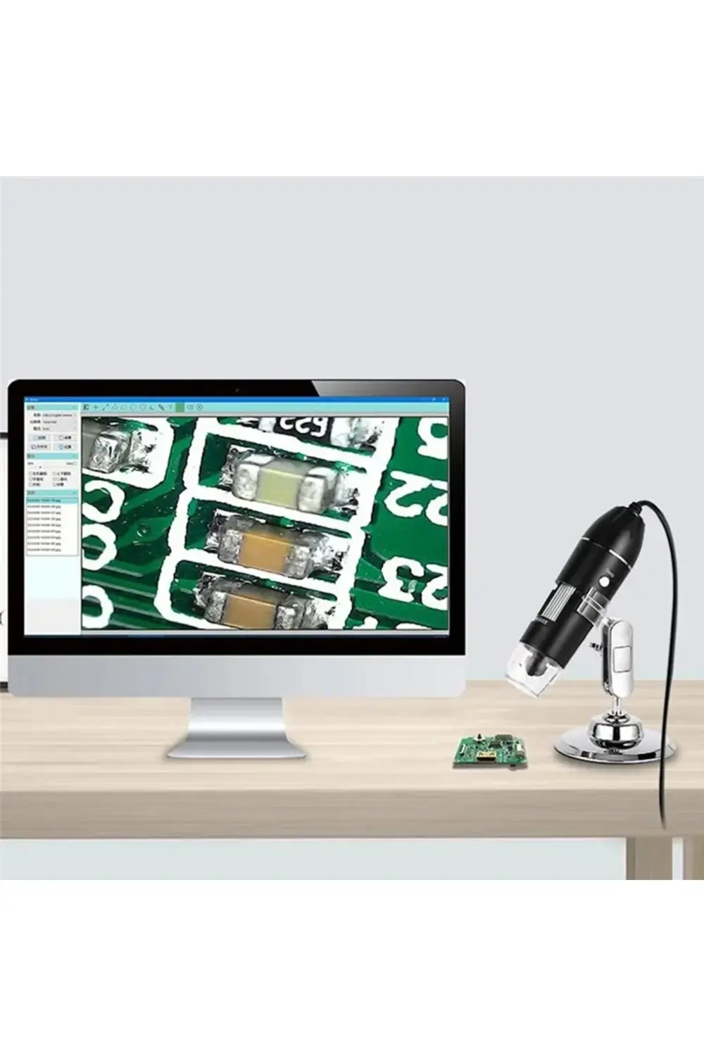 Dijital USB Mikroskop 1000X Zoom Electronic Magnifier – Fotoğraf