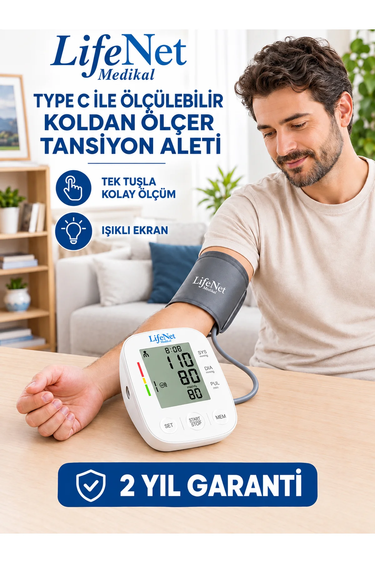 Dijital Üst Koldan Ölçer Tam Otomatik Tansiyon Aleti Wbp101 Dijital Üst Koldan Ölçer Tam Otomatik Tansiyon Aleti Wbp101